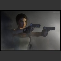 Freia Raven Cosplayer jako Lara Croft...